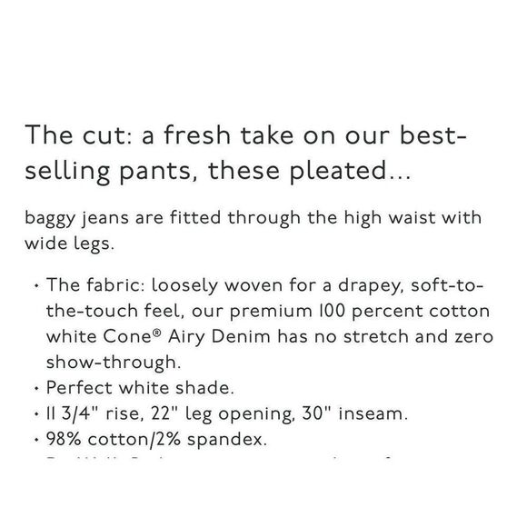 MADEWELL Harlow Wide Leg Jeans Women 27 Airy Denim Tile White NO670 - Picture 2 of 16